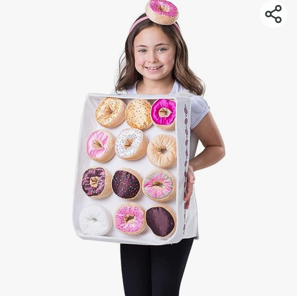Donut box costume for kids